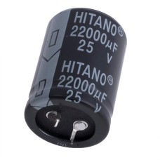 22000uF 25V ELP 30x40mm ELP223M25BB-Hitano електролітичний конденсатор