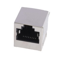 Розетка 8P8C экранированная (KLS12-158-8P8C-W-1x1-01 - KLS)