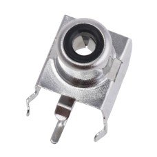Гніздо RCA чорне кутове на плату CC-132-B/1