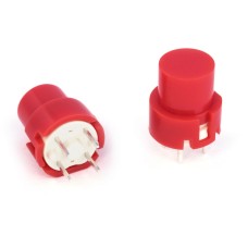 KS01-BV-RED KS01-BV-R Мікроперемикач; 1; SPST-NO; 0,01 A/35ВDC; THT; 1,2 М; О12мм