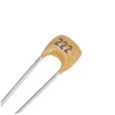 2,2nF 25V X7R 10% R , 2,54mm Конденсатор керамічний виводний VCMR222K025X01B-Vatronix