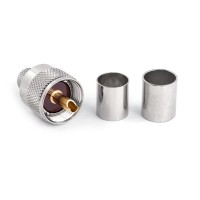 UHF-вилка на кабель (EM-UC001-RG213-NGT) Emico