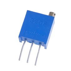 47 Ohm 3296W-1-470 потенціометр настроювальний багатооборотний 3/8 "вивідний, регулювання зверху; 9,53х10,03х4,83мм