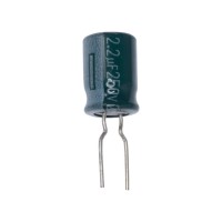 Конденсатор 2,2uF 250V 8x12mm (CESSL2E2R2M0812AA Samsung)