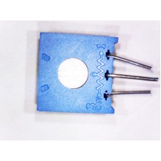 200 Ohm потенціометр настроювальний вивідний, регулювання збоку; 10х10х4,5мм