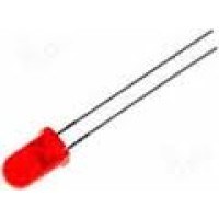 Светодиод 5mm красный 660nm, 30 ° (L-7113SRD-5V Kingbright)