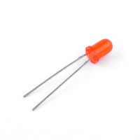 Світлодіод 5mm помаранчевий, 60 ° (L-53ND Kingbright)