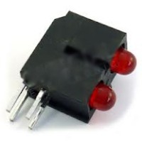 Светодиодный блок прямоугольный красный 625nm, 60 ° (L-934CA,2ID-90 Kingbright)