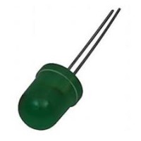 Светодиод 10mm зеленый 568nm мигающий, 60 ° (L-816BGD Kingbright)