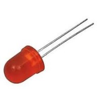 Светодиод 8mm красный 622nm, 60 ° (L-813ED Paralight)