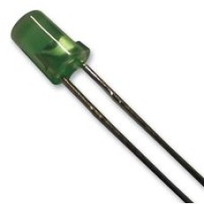 Світлодіод 4мм зелений 568нм, 100 ° L-1413GDT Kingbright