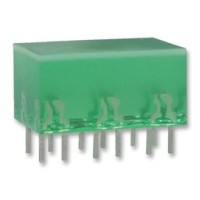 Светодиодный блок 10x16mm зеленый 568nm, 120 ° (L-885,6GDT Kingbright)