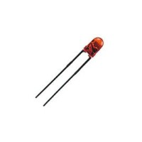 Светодиод 3mm красный 625nm, 50 ° (L-934IT Kingbright)