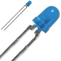 Світлодіод 3mm синій 466nm, 60° (L-934MBDK Kingbright)