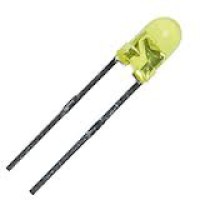 Светодиод 3mm желтый 590nm, 50 ° (L-934YT Kingbright)