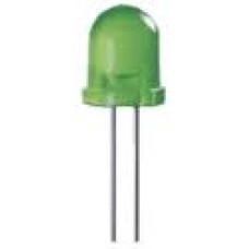 Світлодіод 5мм зелений 565нм, 30 ° L-53PGD Kingbright