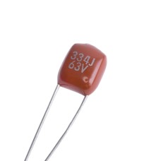330nF 63V 5% 8x6,5x4mm, P , 5mm VFM334J630B-Vatronics плівковий