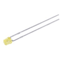 Світлодіод 3mm жовтий 588nm, 130 ° (L-1334YT Kingbright)