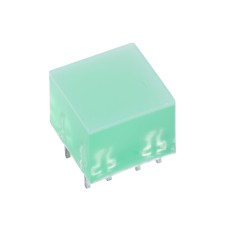 Світлодіод 10x10мм зелений 568нм, 120 ° L-875/4GDT Kingbright