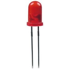 Світлодіод червоний, 5 mm, L-7113ID Kingbright