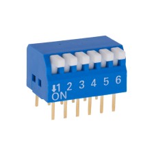 Перемикач SWD3-6 DP-06 тип піано