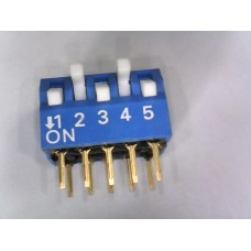 Перемикач SWD3-5 тип піано DIP-SWITCH ON-OFF 2,54мм