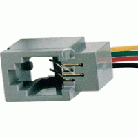 Гнездо YH-116 616Y (RJ9) с проводами CZT