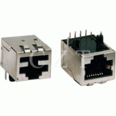 Розетка 8P8C екранована YH-59-01 5921S 8P8C TJ6-8P8CS RJ45GE