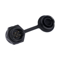 Розетка блочная 5 конт., круглый разъём, IP67 (KLS15-249-5M1)