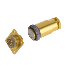 KLS15-RCS01-PC19 T/B роз'єм 19 конт., М12, вилка на кабель гніздо блочне
