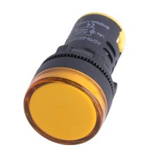 Індикаторна LED лампа AC 220V жовта AD16-22D / S, Hord