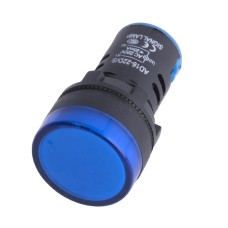 Індикаторна LED лампа AC 220V синя AD16-22D / S, Hord
