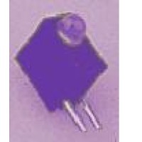 Светодиод 3mm зеленый 565nm 60° с держателем (L-H311005B) Paralight