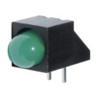 Светодиод 5mm красный 650nm 80° с держателем (L-H512007B) Paralight