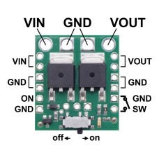 Силовий 16А MOSFET повзунковий вимикач із захистом від переполюсування вхідної напруги HP