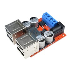 Понижуючий перетворювач 5.2В 8А з 4хUSB виходами
