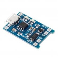 Зарядний модуль TP4056 Micro-USB з функцією захисту акумулятора