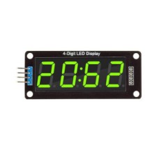 LED-індикатор семисегментний св-зелений 4-розрядний з драйвером TM1637