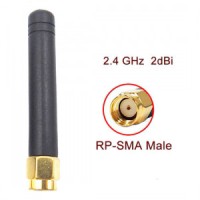 Антена Wi-Fi 2.4ГГц 2dBi RP-SMA-plug