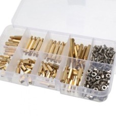 Набір латунних стійок М3 з гвинтами та гайками 240шт
