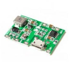 Підвищуючий перетворювач із зарядним пристроєм на TP4056 micro-USB
