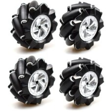 Пара коліс Mecanum Wheels (праве та ліве, Ø80мм)