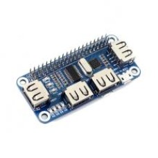 4-х портовий USB HUB HAT для всіх моделей Raspberry Pi від Waveshare