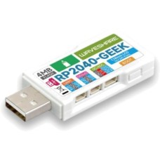 Контролер у форматі флешки Waveshare RP2040-GEEK 4МБ з дисплеем
