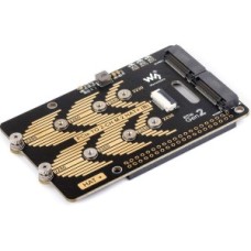 Адаптер PCIe to 2 х M.2 HAT+ для Raspberry Pi 5 сумісний з NVME розміром 2280/2260/2242/2230