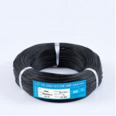 Кабель 24AWG в силіконовій ізоляції 50 см (чорний)