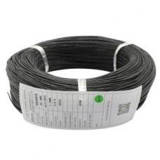 Кабель 22AWG із посиленою силіконовою ізоляцією 50 см (чорний)