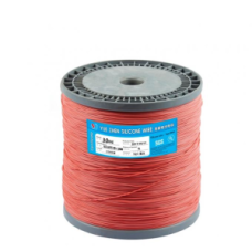 Кабель 30AWG в силіконовій ізоляції 50 см (червоний)
