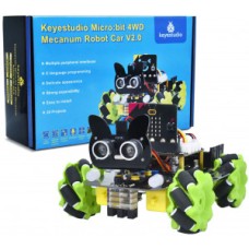 Конструктор Робо-автомобіль на Micro:bit 4WD V2.0 від Keystudio (без micro:Bit)