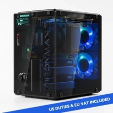 Корпус Pironman 5-MAX з модулем PCIe на два слоти NVMe M.2 з підтримкою RAID 0/1 для Raspberry Pi 5